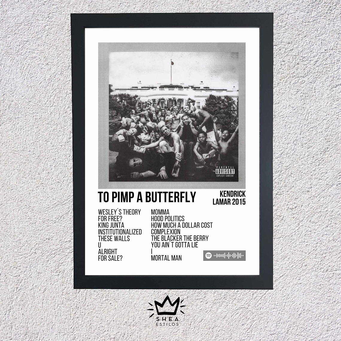 Cuadro + Poster To Pimp a Butterfly 1