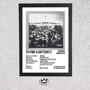 Cuadro + Poster To Pimp a Butterfly
