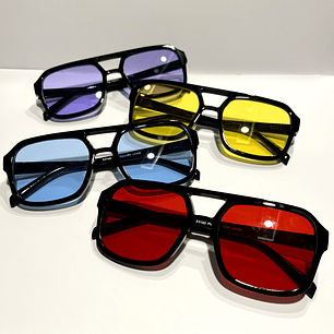 Lentes Cuadrados Colores