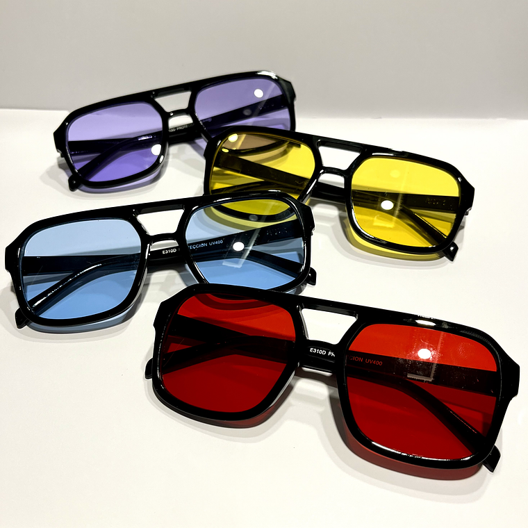 Lentes Cuadrados Colores 1