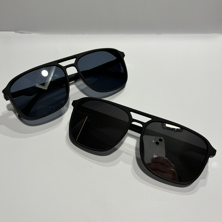 Lentes Cuadrados Tornasol o Gris 1