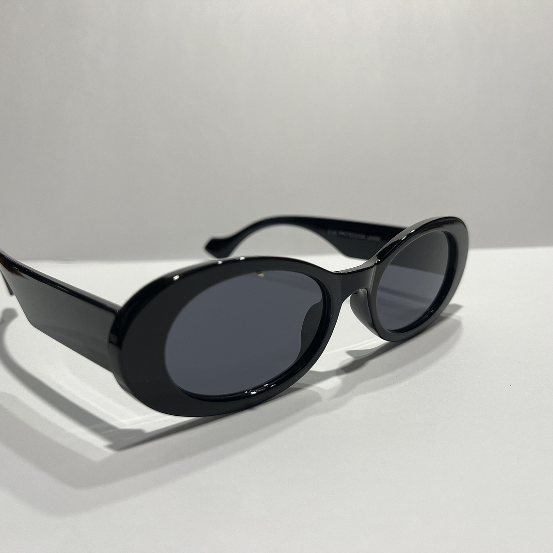 Lentes Tendencia blanco o negro redondos 3