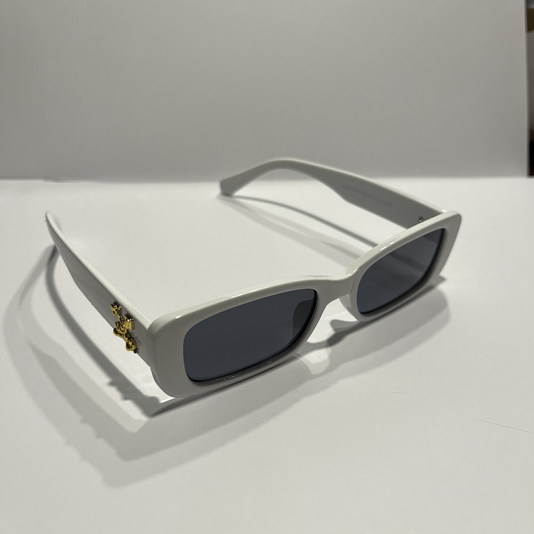 Lentes Tendencia blanco o negro X 2