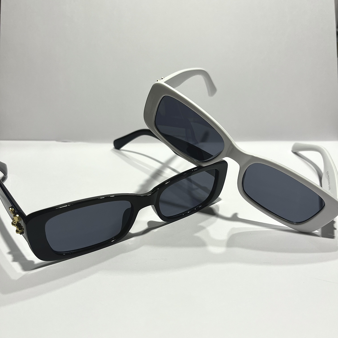 Lentes Tendencia blanco o negro X 1