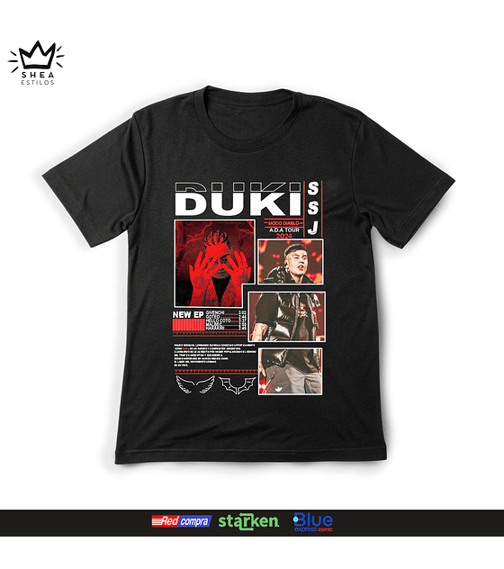 Polera Duki Diseño N°3 Preventa