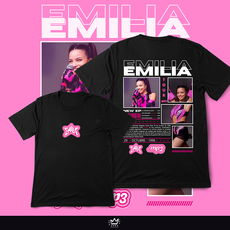 Polera Emilia full estampada  1