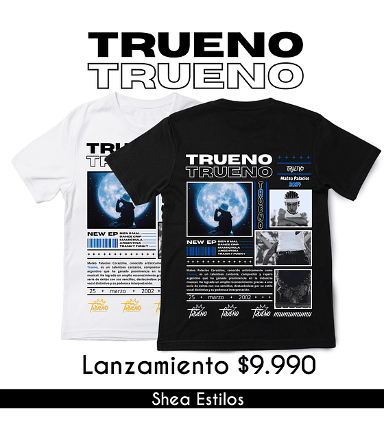 Lanzamiento Polera trueno 