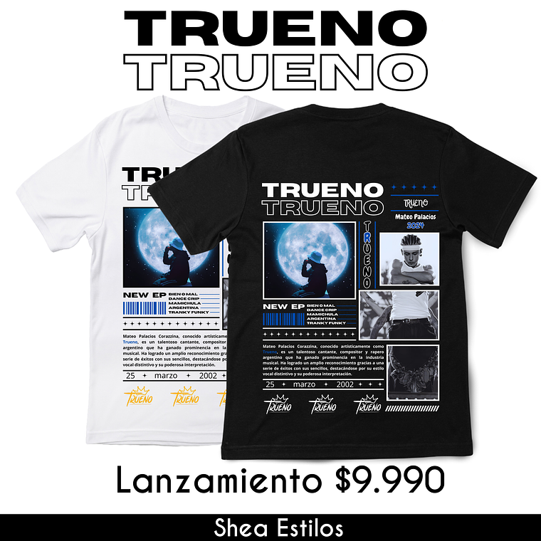 Polera trueno  2