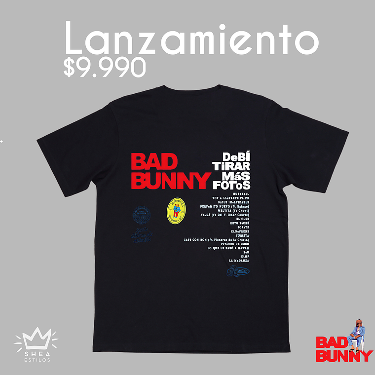 Polera Debi sacar más fotos Bad Bunny 2 1