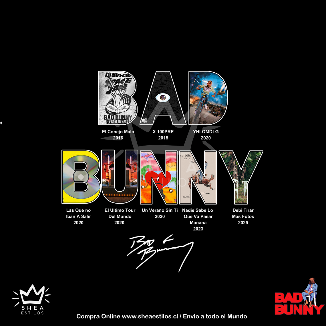Polera Badbunny  2