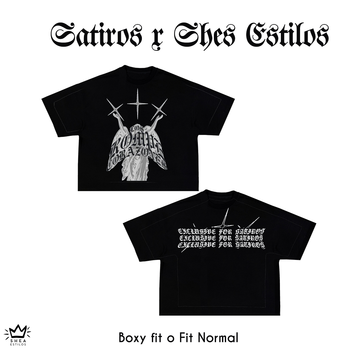 Polera Sátiros Boxy Fit  1