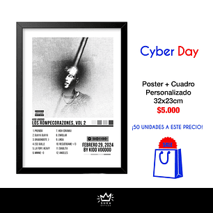 Cuadro personalizado Cyber Day 32x23cm