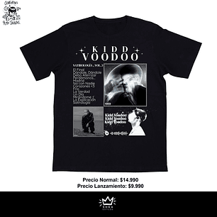 Polera Kidd Voodoo diseño sheaestilos 