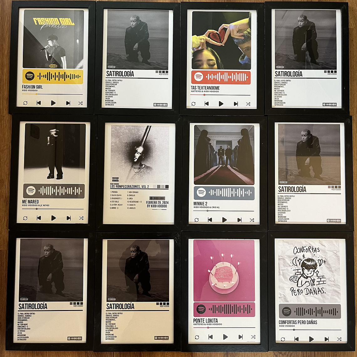 3 cuadros Kidd Voodoo promoción  2