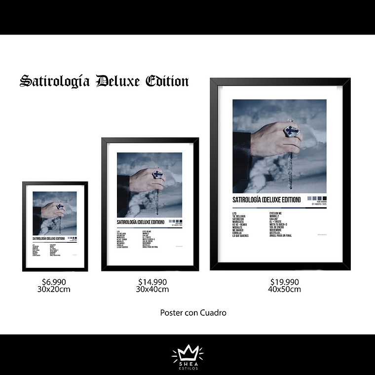 Póster + Cuadro Satirología Deluxe Edition  1