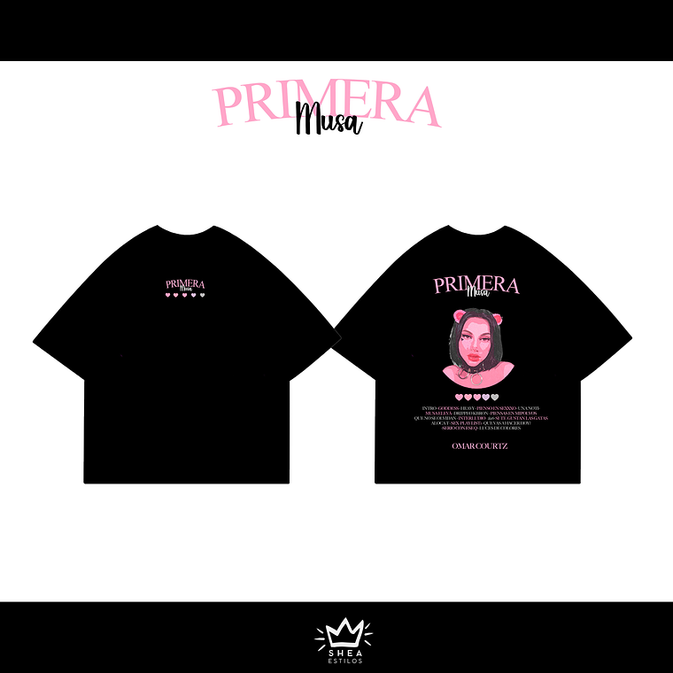 Polera Omar Courtz Primera Musa 1