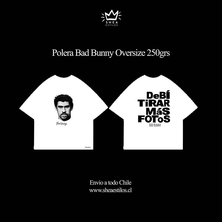 Polera Bad Bunny Retro  1