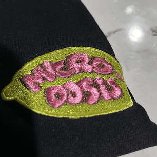 Polera negra MICRODOSIS XS