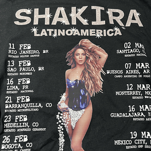 Polera estampada Shakira 
