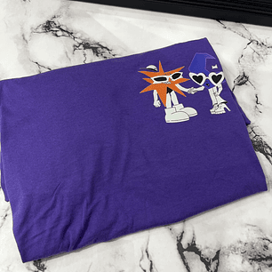 Polera Estrella y Luna Mora talla M