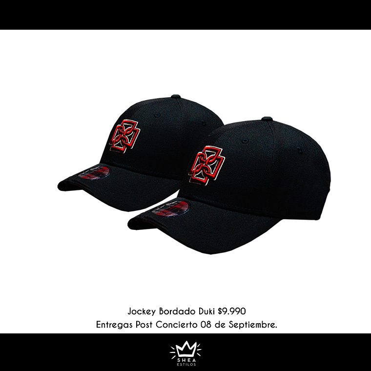 Jockey bordado Duki 1