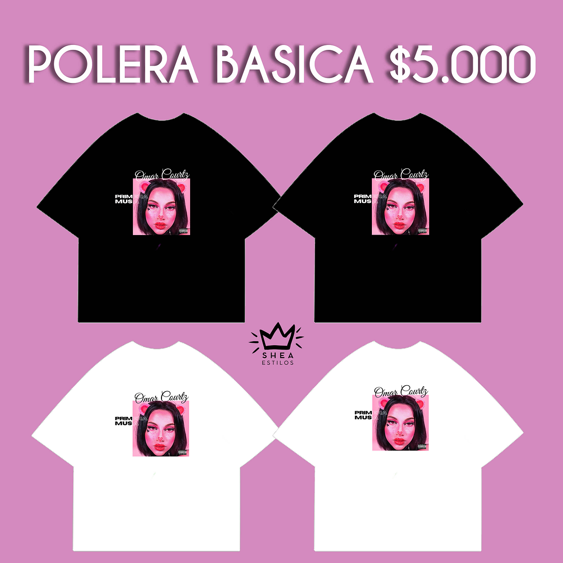 Polera Básica Omar Courtz  2