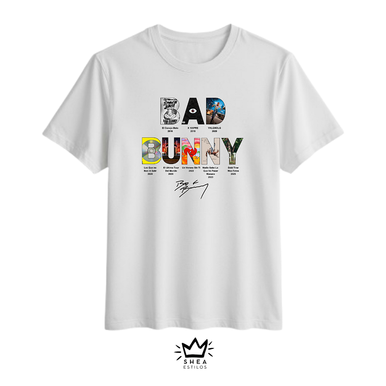Polera colección Bad Bunny  1