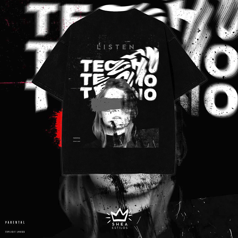 Polera Ácid Wash Oversize Charlotte de White Dj  3