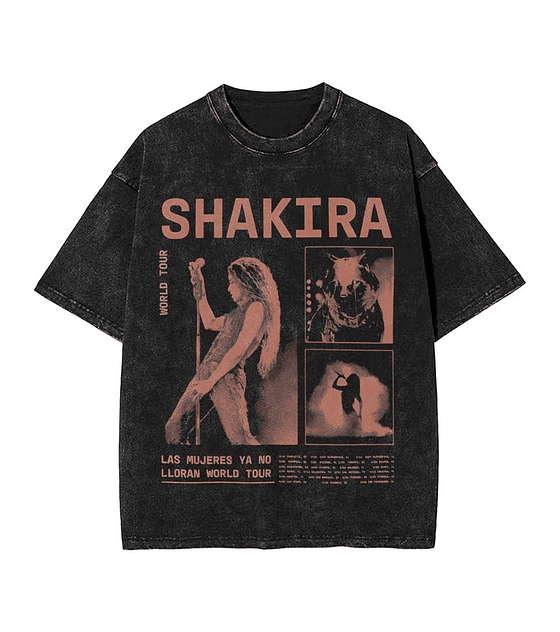 Polera Shakira Acid Wash 
