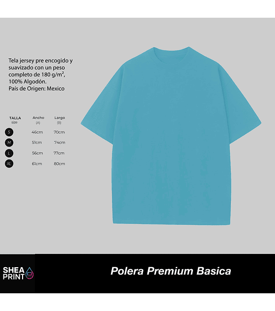 Polera Basica Por Mayor Celeste 