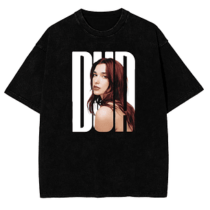 Polera Dua Lipa Negra 