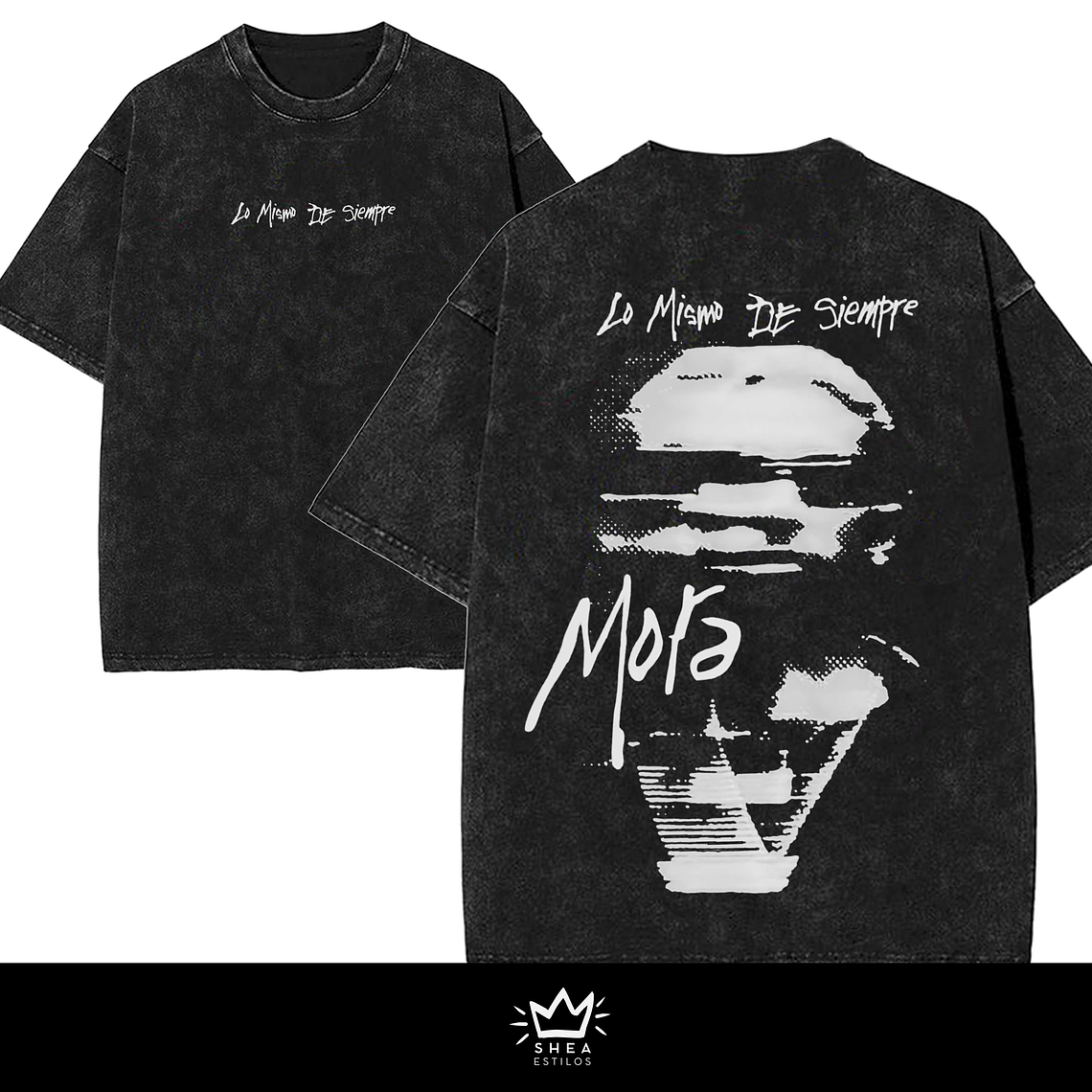 Polera Mora Over LO MISMO DE SIEMPRE 1