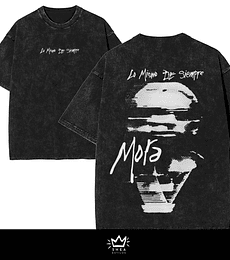 Polera Mora Over LO MISMO DE SIEMPRE