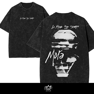 Polera Mora Over LO MISMO DE SIEMPRE