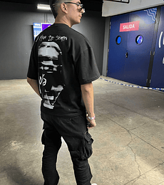 Polera Mora Over LO MISMO DE SIEMPRE