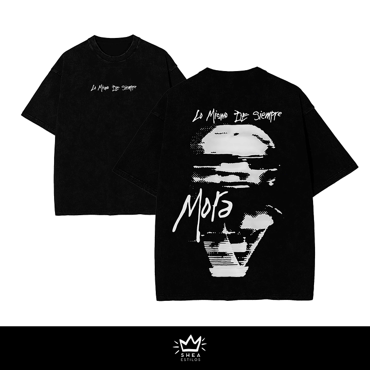 Polera Mora Over LO MISMO DE SIEMPRE 3