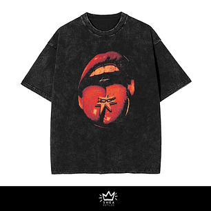 Polera Mora Over lengua 