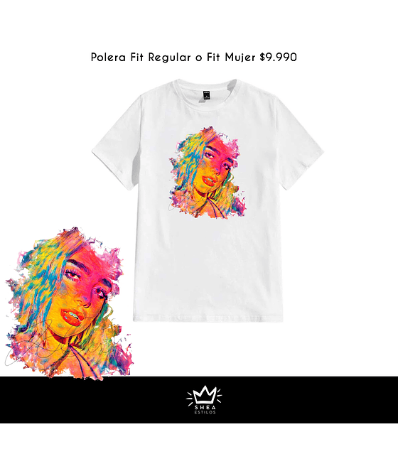 Polera Dua Lipa Colors 