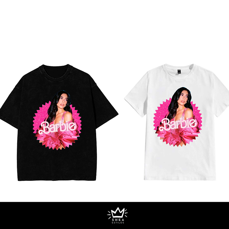 Polera Dua Lipa Barbie  1