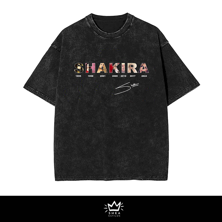 Polera Shakira Acid Wash 2 1
