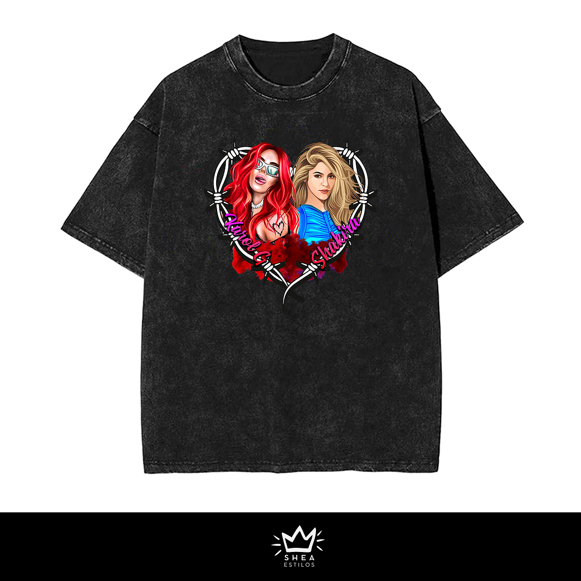 Polera Shakira Acid Wash 5 1