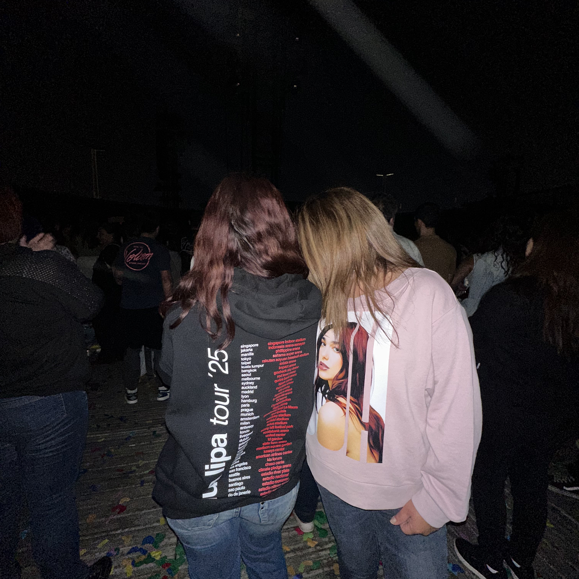 Hoodie DUA LIPA Tour post concierto  2