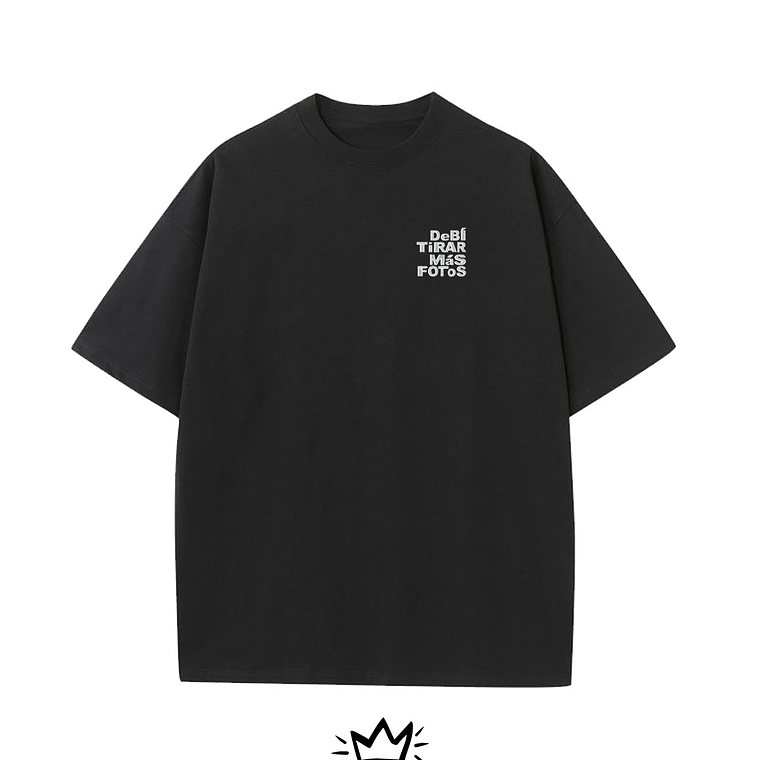 Polera Negra DTMF Bordada 1