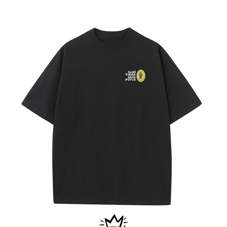 Polera Negra DTMF 2 Bordada 1