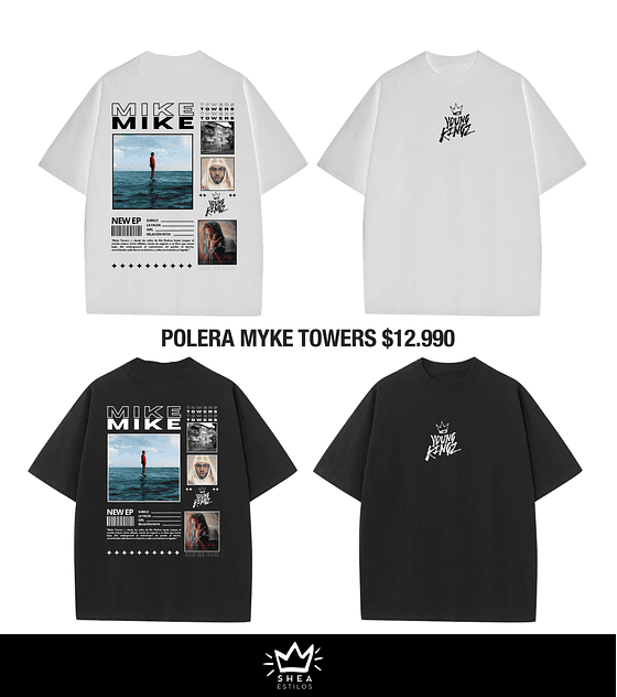 Polera Myke Towers 