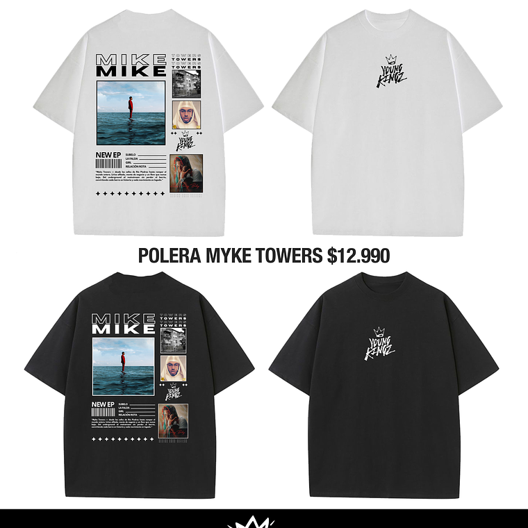 Polera Myke Towers  1