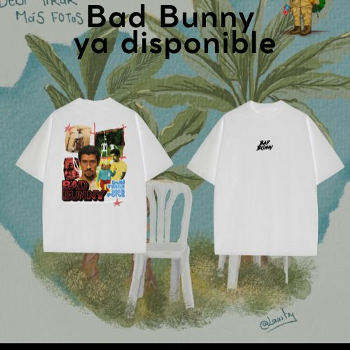 POLERA BAD BUNNY PINTEREST 1