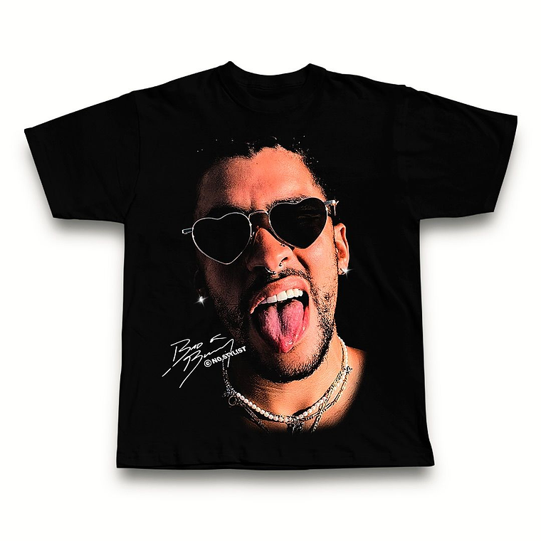 Polera Bad Bunny face 1