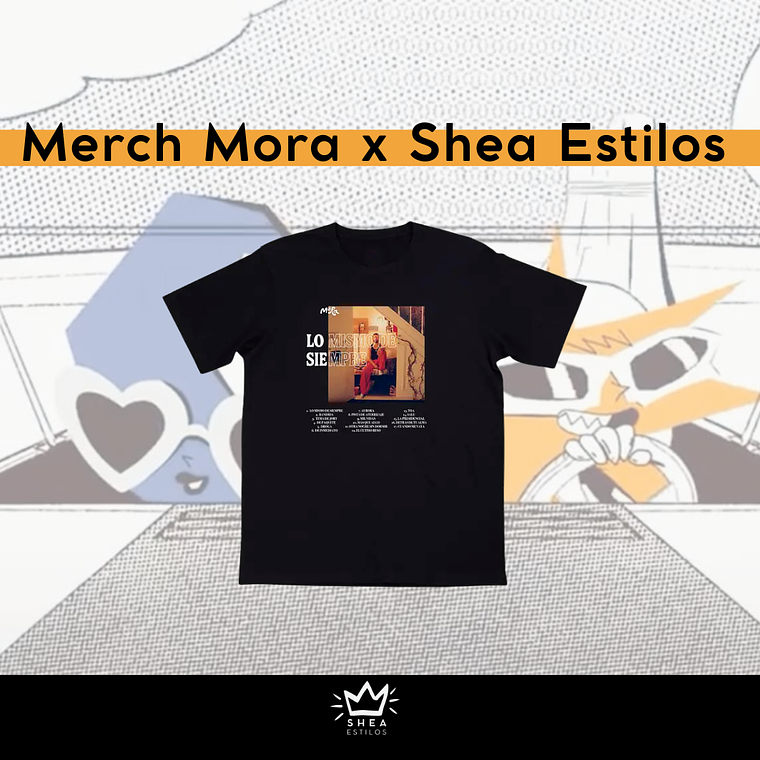 Polera Mora canciones  1