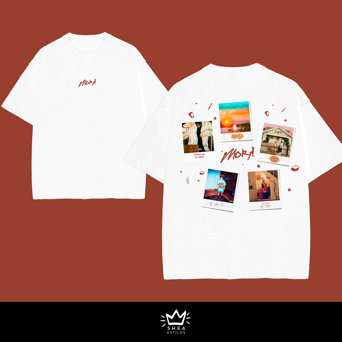 Polera Álbumes Mora Oversize  2